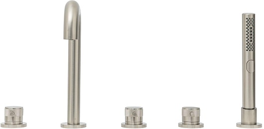 Allen Brau Смеситель на борт ванны Priority 5.31007-BN (с внутренней частью) никель браш – картинка-7